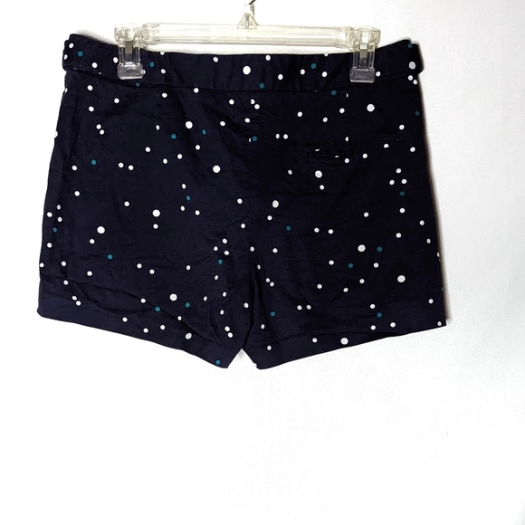 Zara Basic Navy Blue Polka Dot Shorts Size Medium - Picture 9 of 9